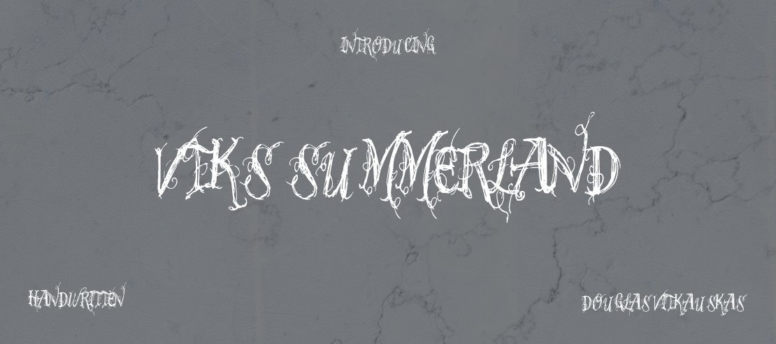 VTKS SummerLAnd Font