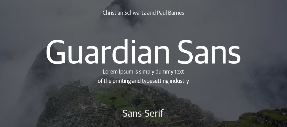 Guardian Sans Font Family