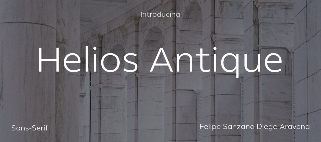 Helios Antique Font Family