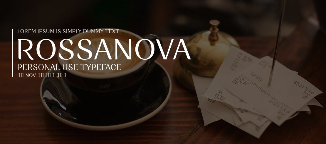 Rossanova Personal Use Font Family