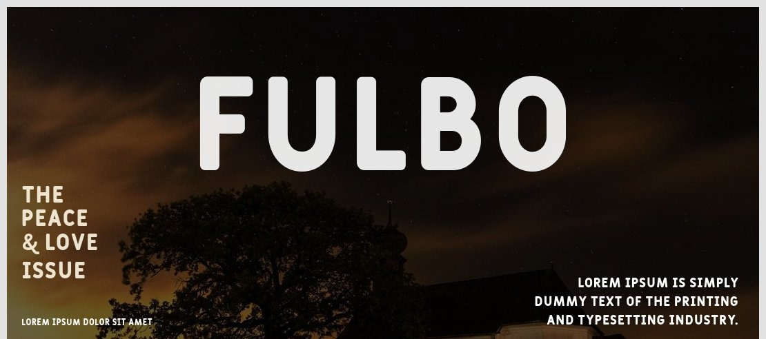 Fulbo Font Family