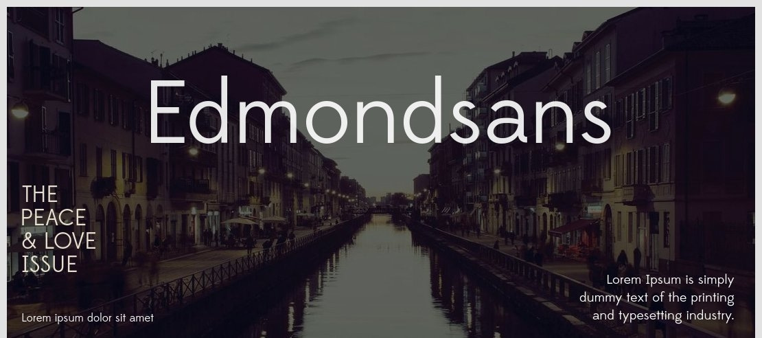 Edmondsans Font Family