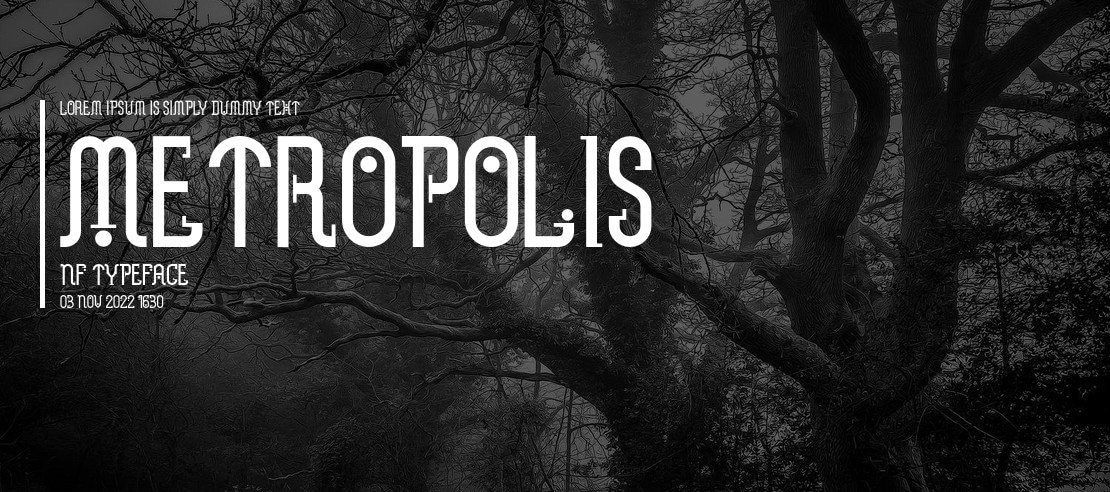 Metropolis NF Font