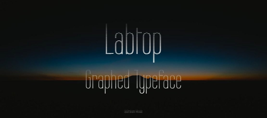 Labtop Graphed Font