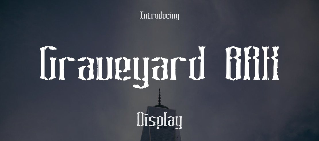 Graveyard BRK Font