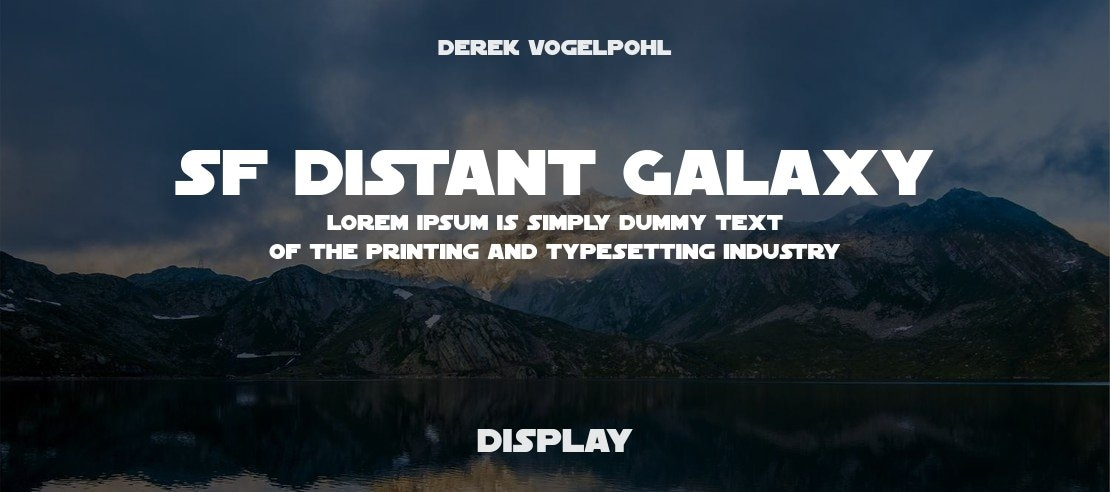 SF Distant Galaxy Font Family