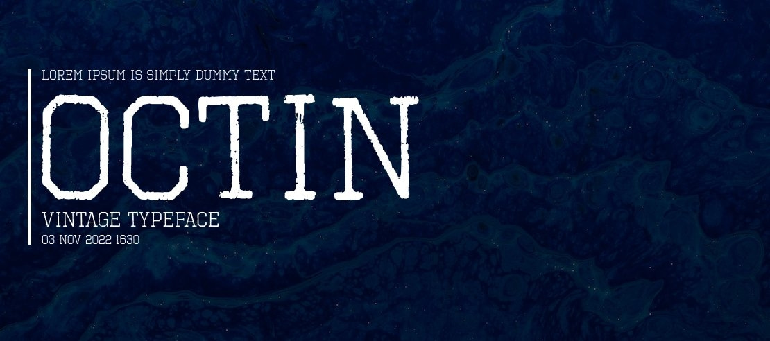 Octin Vintage Font