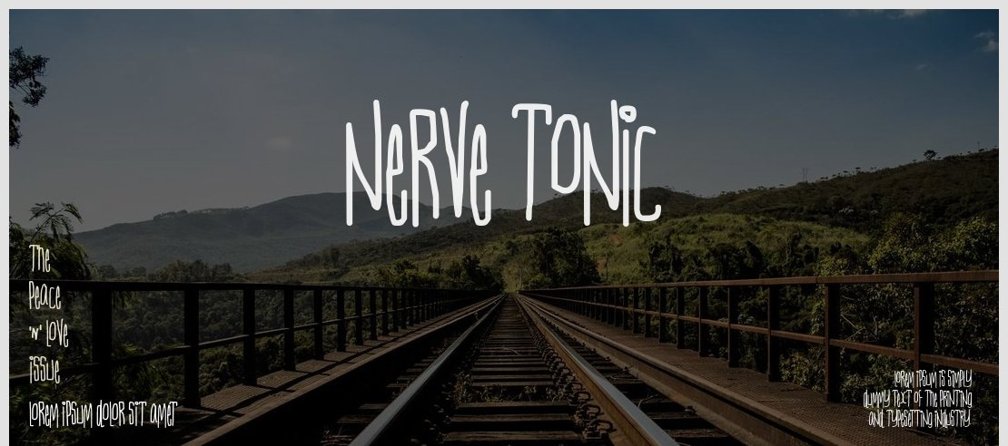 Nerve Tonic Font
