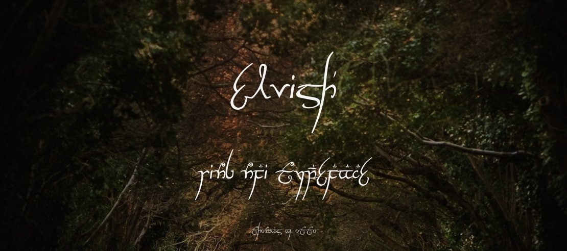 Elvish Ring NFI Font