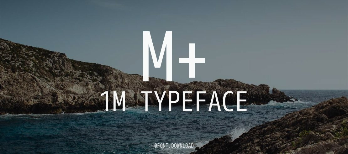 M+ 1m Font Family