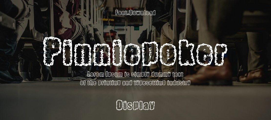 Pinniepoker Font