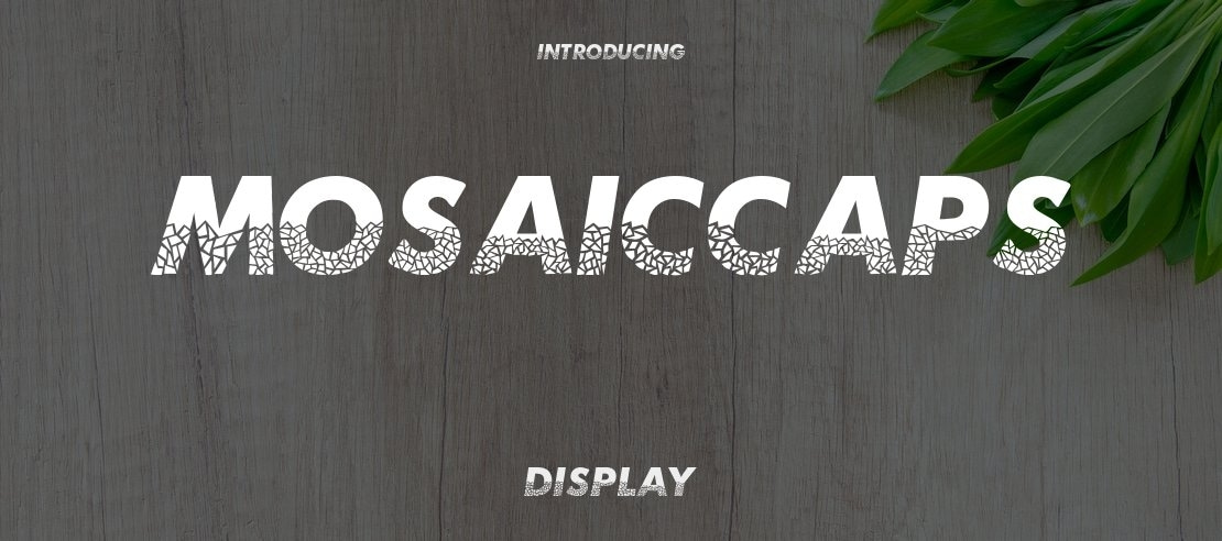 MosaicCaps Font