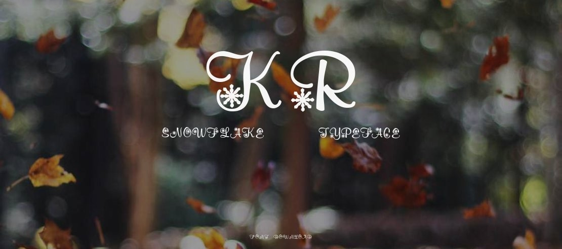 KR Snowflake 2 Font