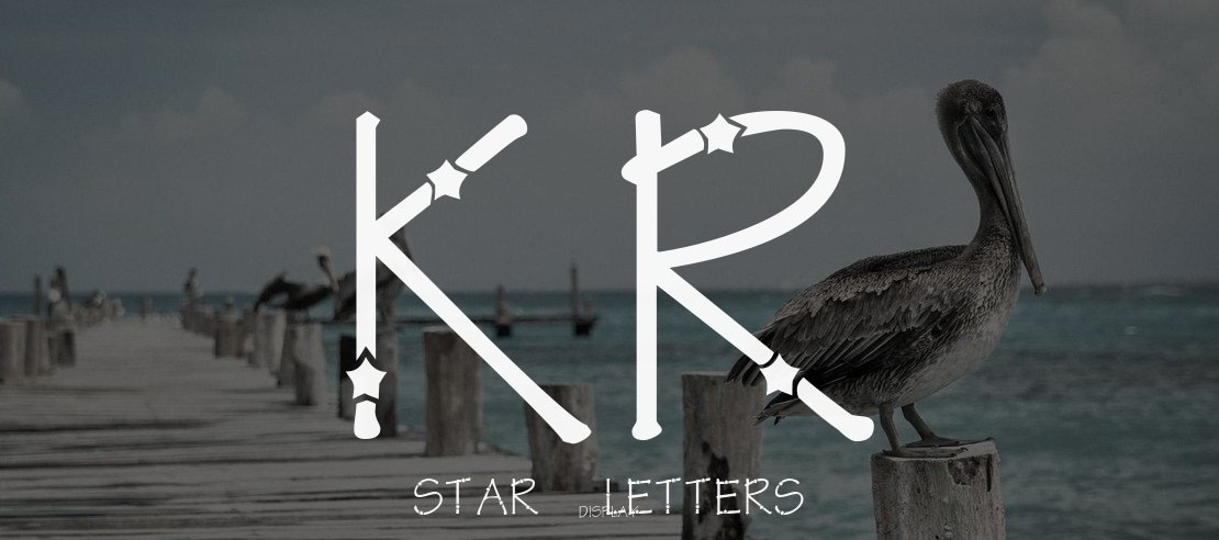 KR Star Letters Font