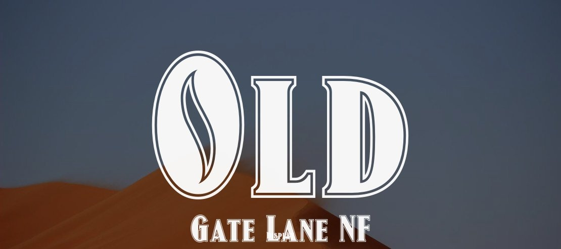 Old Gate Lane NF Font