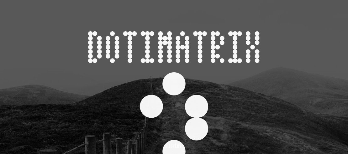 Dotimatrix 3 Font Family