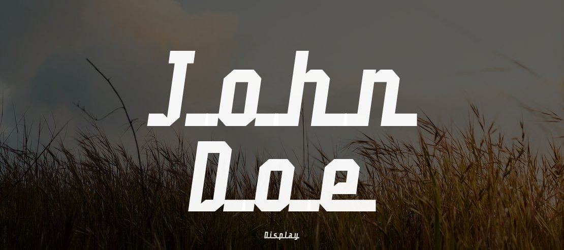 John Doe Font