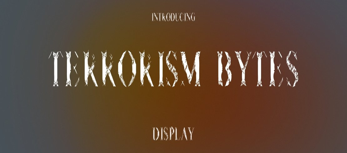 Terrorism Bytes Font