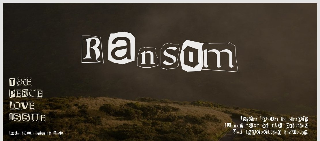 Ransom Font