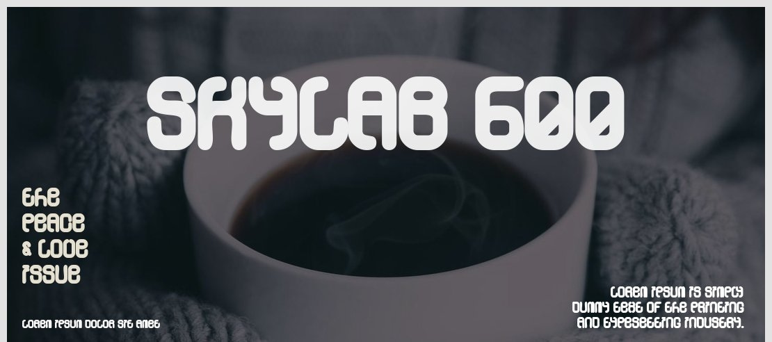 Skylab 600 Font