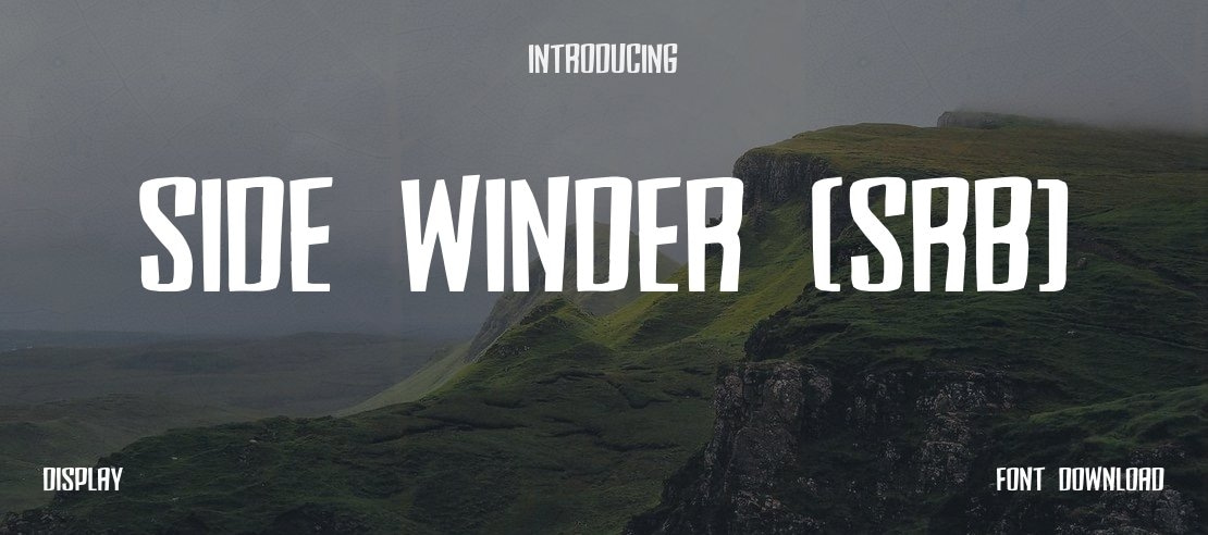 Side Winder (sRB) Font