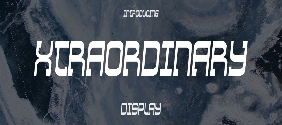 Xtraordinary Font