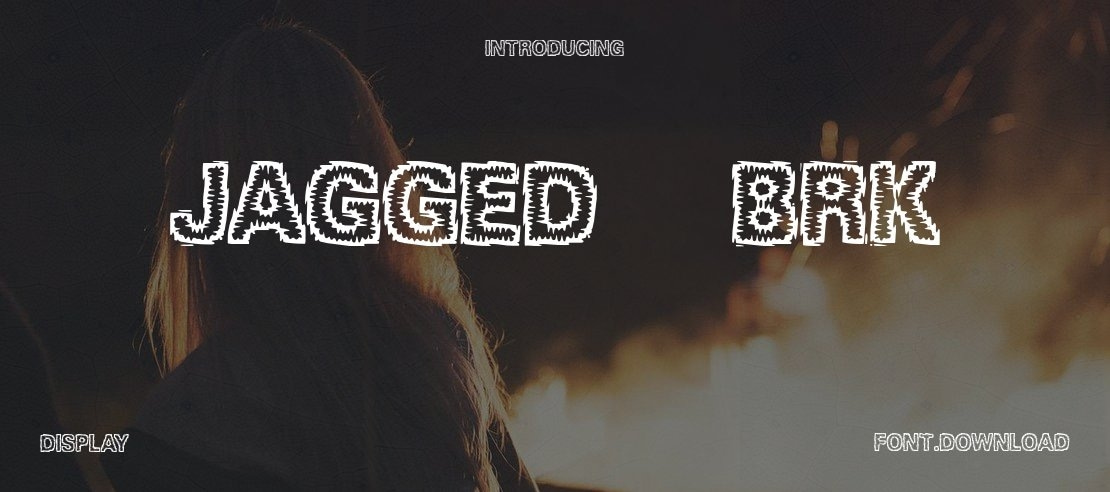 Jagged (BRK) Font