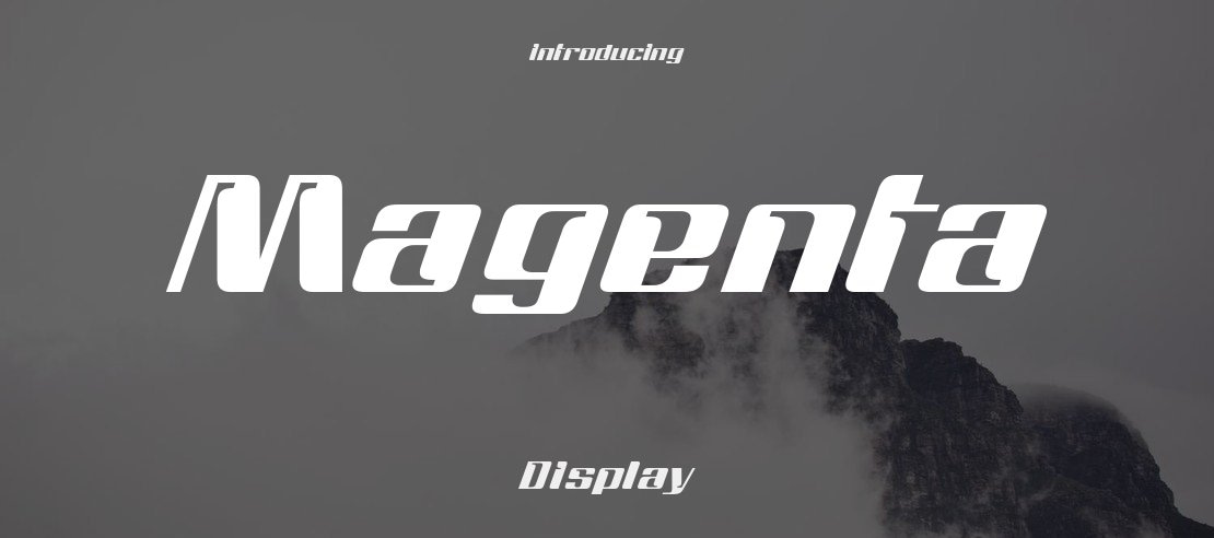 Magenta Font