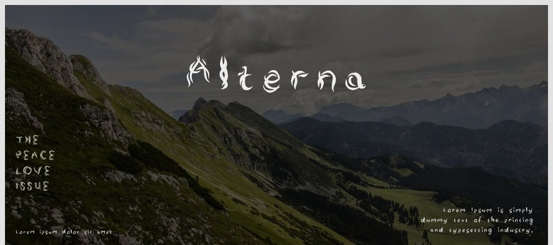 Alterna Font