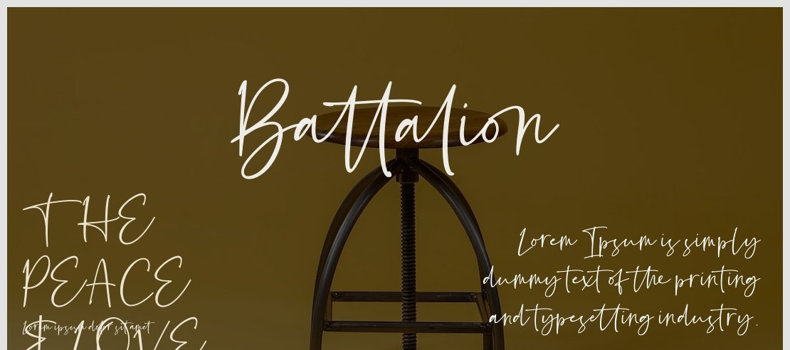 Battalion Font