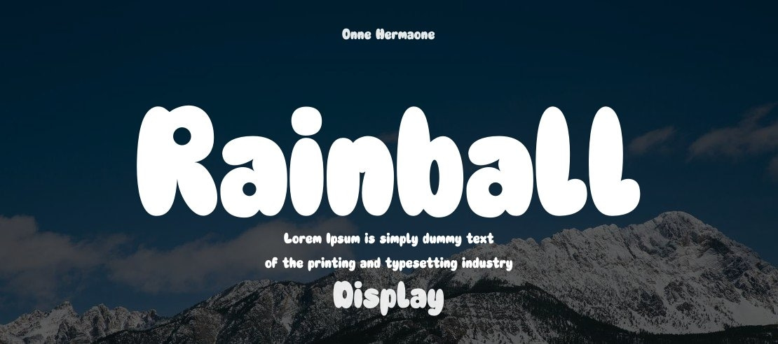 Rainball Font