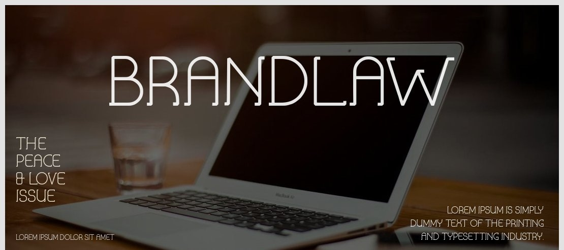 BrandLaw Font Family