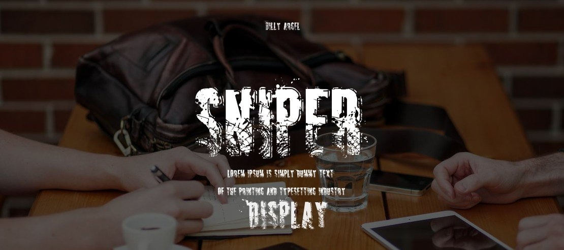 SNIPER Font