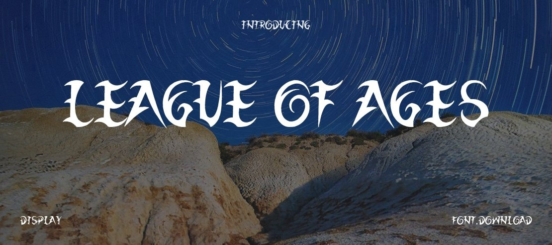 League of Ages Font