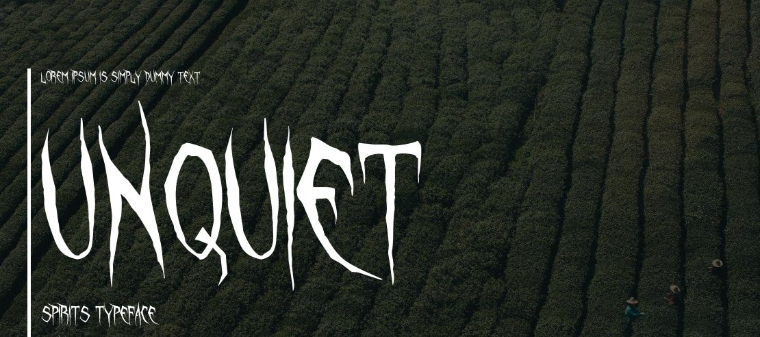 Unquiet Spirits Font