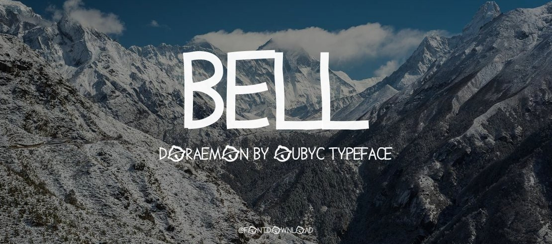 bell doraemon by OUBYC Font