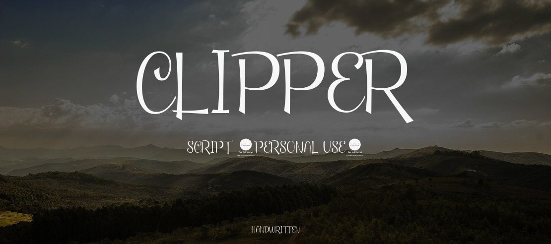 Clipper Script (Personal Use) Font Family