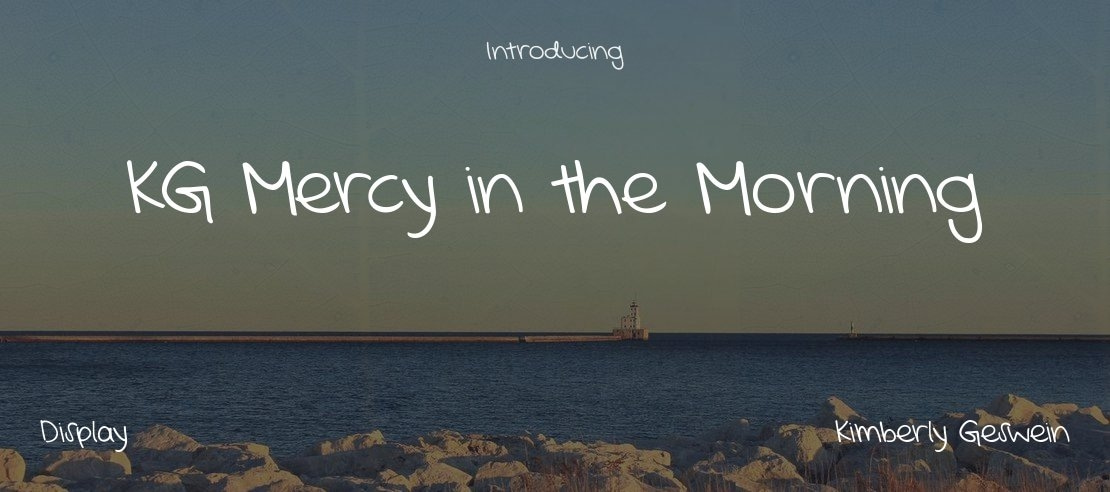 KG Mercy in the Morning Font