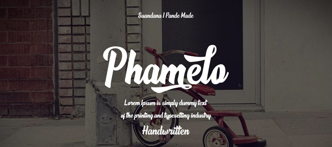 Phamelo Font