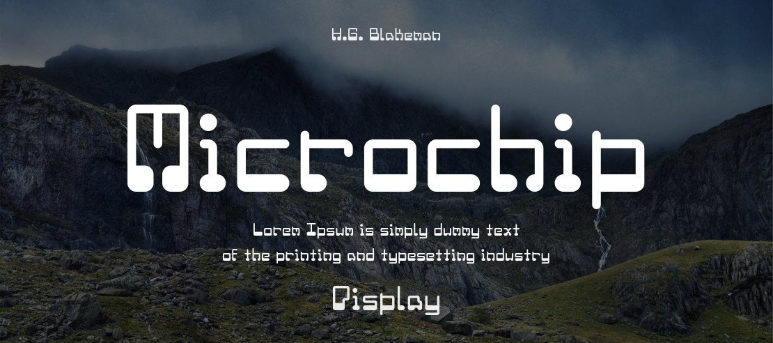 Microchip Font