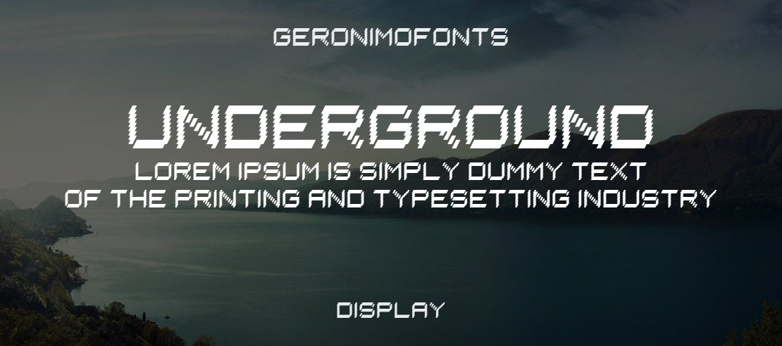 Underground Font