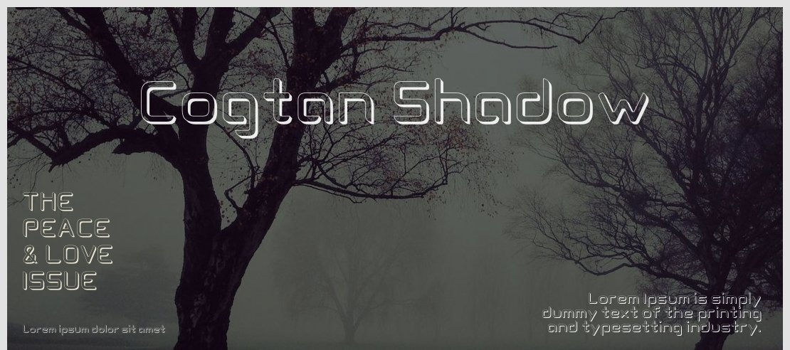 Cogtan Shadow Font