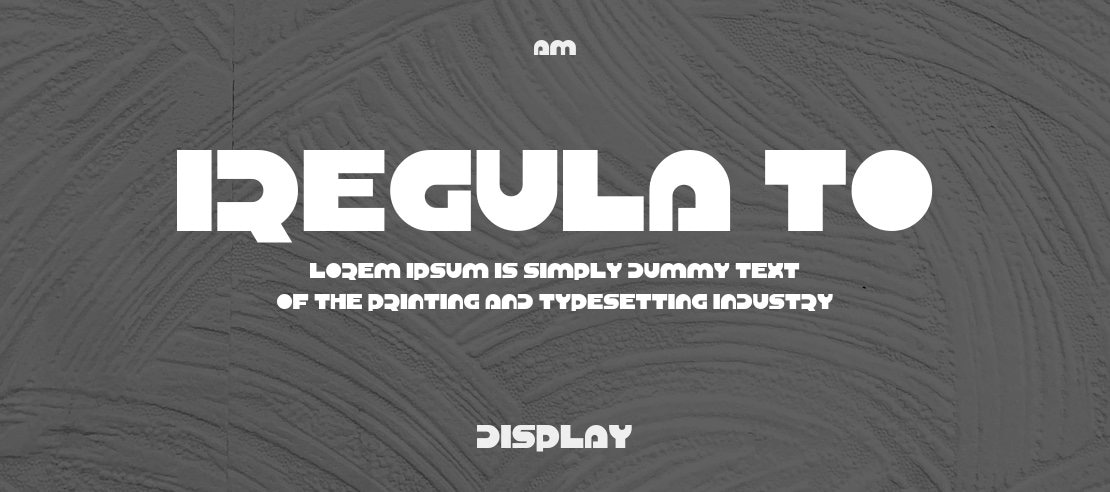 Iregula To Font