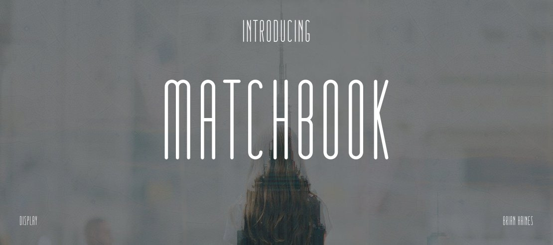 Matchbook Font