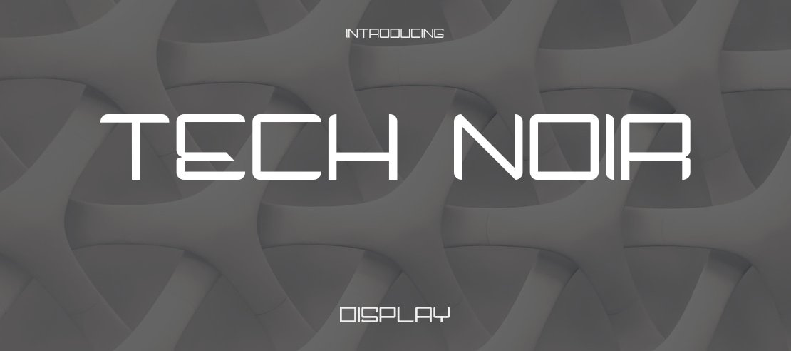 Tech Noir Font