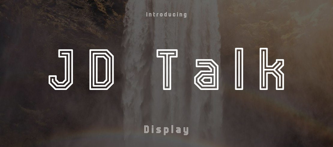 JD Talk Font