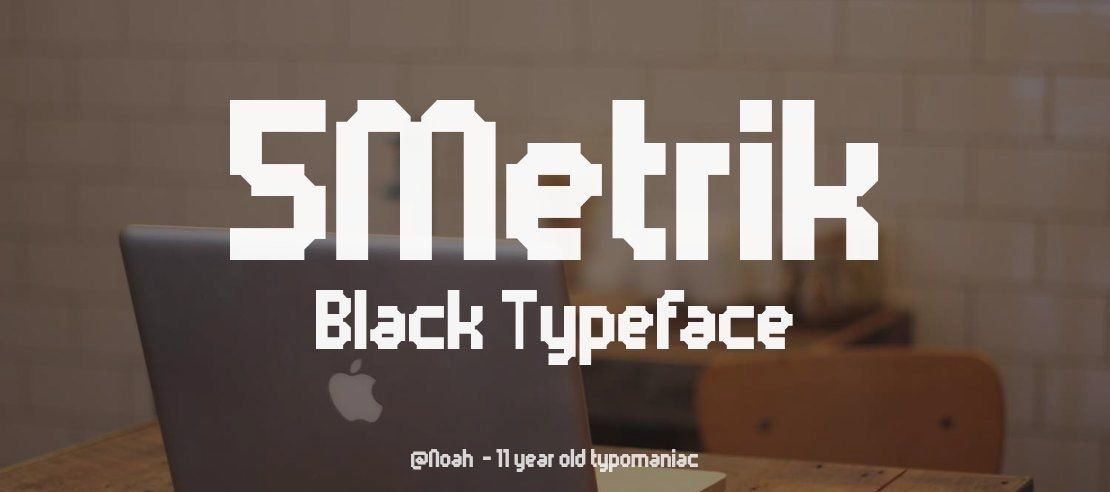 5Metrik Black Font Family