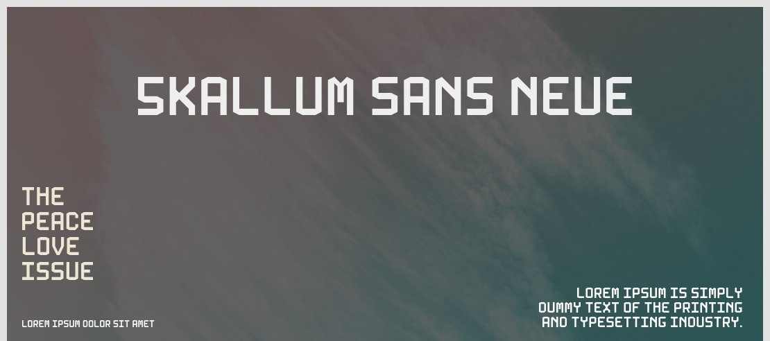 5Kallum Sans Neue Font