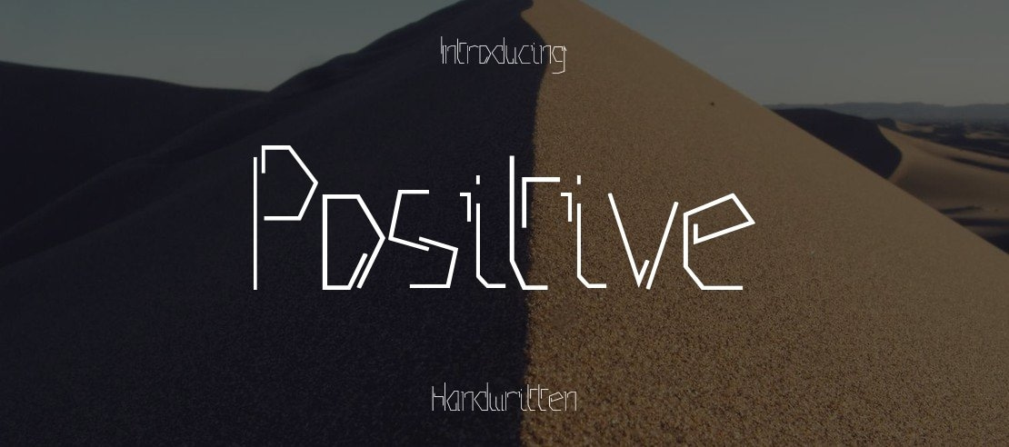 Positive Font