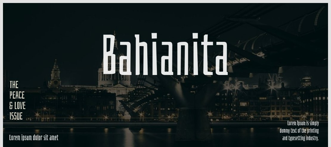 Bahianita Font
